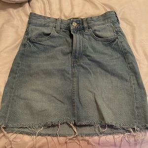 High waisted Denim Skirt